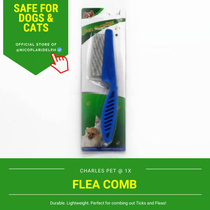 Flea Comb Perfect for Combing Ticks and Fleas on Dogs and Cats Lazada PH