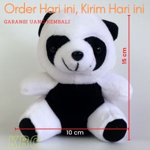 Boneka Panda Mini Size 15cm Kualitas SNI Cocok Untuk Hiasan Buket Atau Hampers