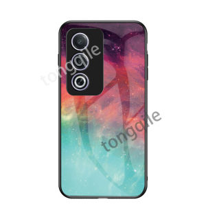 เคสกระจกสำหรับ OPPO A3 Pro 5G A3Pro 3 2024กระจกเทมเปอร์ขอบฝาครอบหลังพีทียูป้องกันรอยขีดข่วนกันกระแทกบาง