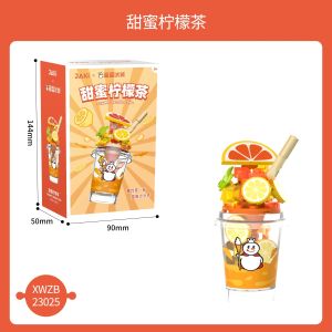 【Mixue Malaysia】MIXUE Milk Tea Construction Block Toys Construction Blocks Bubble Milk Tea 蜜雪积木奶茶玩具