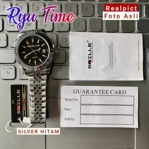 Jam Tangan Pria Original - Jam Tangan Anti Air - Jam Tangan Snille - Rantai Stainles Anti Karat - Tanggal Aktif