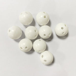 【Clementty】 10pcs 24mm Plastic Rattle Bell Balls Squeaker Baby Toys DIY Beads Noise Maker