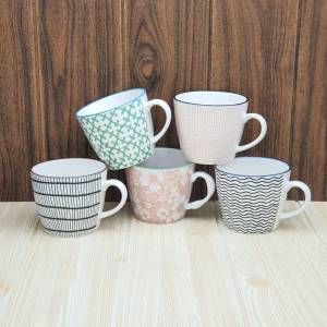 แก้วมัค แก้วน้ำ แก้วเซรามิค ดีไซด์ทันสมัย สวยงาม ขนาด 360 ml. ( 12 oz. ) มีให้เลือก 5 สี