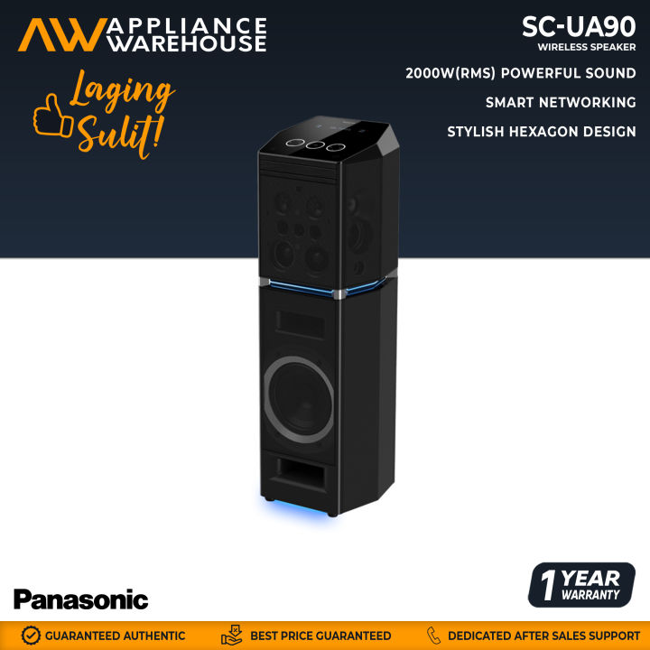 Panasonic SC-UA90 Audio [Appliance Warehouse] 10-Speaker Hexagonal