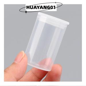 HUAYANG01 [HOT FASHION] 10ชิ้น33x54มม. กระป๋องพลาสติกขวดเปล่าซีลฟิล์มกล่องเก็บของสำหรับอุปกรณ์เสริมลูกปัดศิลปะเม็ดยาเหยื่อตกปลา