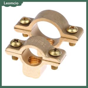 [Leomcio] พอดี15 22 28 35 40mm OD Tube brass M10 PIPE Clamp Bracket Support hanger FIXED