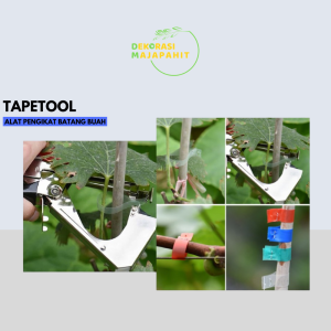 TERLARIS Tapetool Alat Pengikat Batang Buah Anggur Melon Semangka Tanaman Merambat Hand Tying Machine Alat Pengikat Lanjaran Tanaman