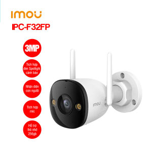 Camera Wifi Ngoài Trời IMOU F22P 2MP 1080P Có Mic Thu Âm Chống Nước IP66 - Hàng Chính Hãng