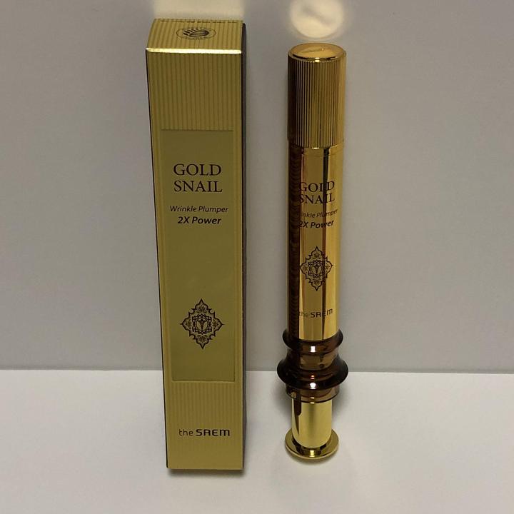 THE SAEM] Gold Snail Deep Wrinkle Plumper 2X Power | Lazada