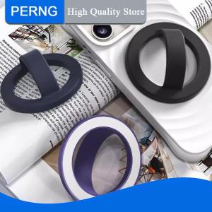 [PERNG] Tehe ที่ยึดแหวนโทรศัพท์แบบแม่เหล็กที่ยึดจับแบบถอดได้แหวนโทรศัพท์ซิลิโคนเหลวกันน้ำที่ยึดจับ