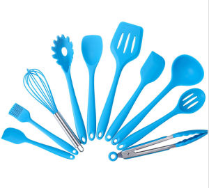Dụng Cụ Nhà Bếp 10 Chiếc  Bộ Dụng Cụ Bếp Chống Dính Bằng Silicon Chịu Nhiệt Dụng Cụ Nấu Ăn Nướng Nấu Ăn BBQ Dụng Cụ Nhà Bếp
