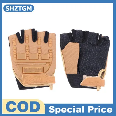 SHZTGM Nửa ngón tay trẻ em thể thao đi xe đạp Găng tay thoáng khí chống trượt bảo vệ cho các hoạt động ngoài trời