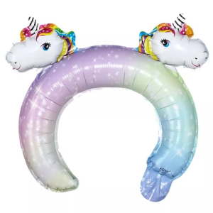 SHUAIAN Balon Foil Bando Karakter Kartun Boneka Labubu Unik Headband