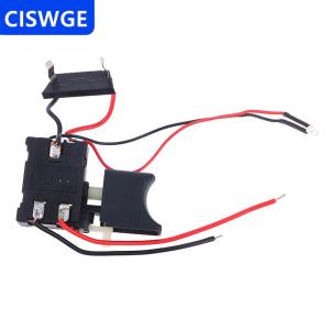 [COD] CISWGE AUTOPARTS Điện khoan chống bụi điều khiển tốc độ đẩy nút kích hoạt chuyển đổi DC không dây khoan chuyển đổi