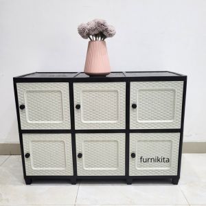 TOWER 4 - LEMARI PLASTIK LOCKER BOX TABITHA CLICKS TOWER 4 SUSUN 2 [TABBOX]