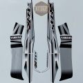 Striping Stiker Polet lis les body motor motor yamaha fizr fiz r f1 zr special edition stiker list body silver hitam standar berkualitas termurah Fullset. 