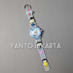 Jam tangan anak labubu lampu warna warni