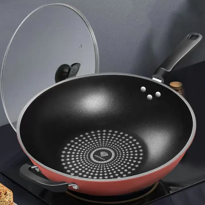 32CM/34CM Non Stick Pan Composite Diamond Coating High Quality Non ...