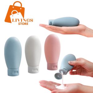 LIVING STORE 3in1 PP Soft Tube Empty Portable Travel Pack Tubes Squeeze Cosmetic Containers Cream Lotion Shampoo Plastic Bottle