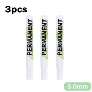 1.0/3.0mm Oily White Marker Student Quick Dry Writing Pen Waterproof Permanent Graffiti Pen Metal Glass Tire DIY Marker