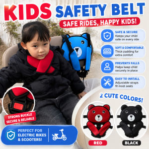 Electric Tricycle Child Seat Belt Adjustable Anti Fall Breathable Rear Seat Safety Harness