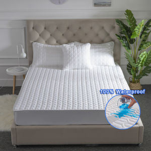 Waterproof Mattress Cover Queen size Thicker Fitted Sheet Quilted Cotton Mattress Pad Foam Cover Mattress Protector