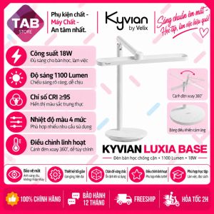 Đèn Bàn Velix Kyvian Luxia Base 18W 1100 Lumen CRI ≥95 Bảo Vệ Mắt - Bảo Hành 12 Tháng