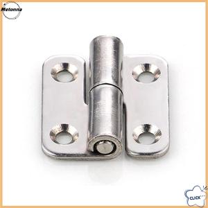 Follow Get More【Metonna】 Stainless Steel Thicken Detachable Hinge Removable High Quality Concealed Cabinet Round Hinge For Aluminum Doors Bathroom Door