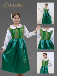United nation Poland dress inspired for girl kid
