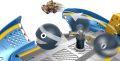 Hot Wheels Mario Kart Chain Chomp Track Set Assortment 4 different tracks with Mario Kart 1:64 scale vehicles and nemesis from video game gift for kids 3 years and older. 