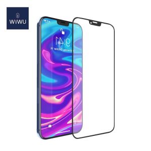Kính cường lực Wiwu full viền bảo vệ màng loa cho Smart IPhone  17 ProMax  17 Air  16 Promax  15 Pro  14 Plus  13 Pro Max  12 Pro Max  11 Chống mẻ cạnh  chính hãng Wiwu