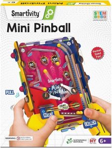 Smartivity DIY Pocket Mini Pinball for Kids Ages 6-7-8-9-10-11-12 Years | Hand-Held Exciting Arcade Game for Boys & Girls | DIY Toy for Kids 6-12 Years Old | Screen Free Play | Travel Friendly | Pinball Machine | STEM Toy