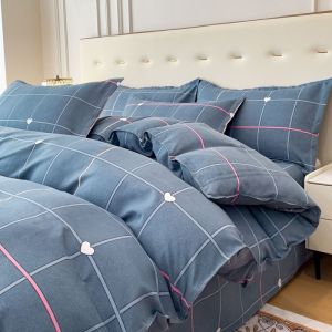 Dormitory Four-Piece Set Double Single Duvet Cover Quilt Cover Three-Piece Bedding Set Four-Piece Bedding 4 Clearance Set LZD