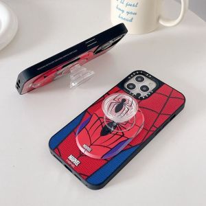 EL TRONICS Venom Retractable Phone Neck Holder Marvel Spider Man ic Suction Phone Holder Magsafe Phone Stand Holder Superhero ic  Phone Holder Spider Man Fans