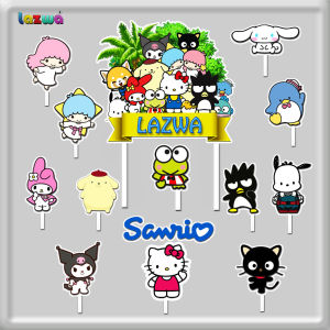 Topper cake custom nama sanrio hiasan kue & buket