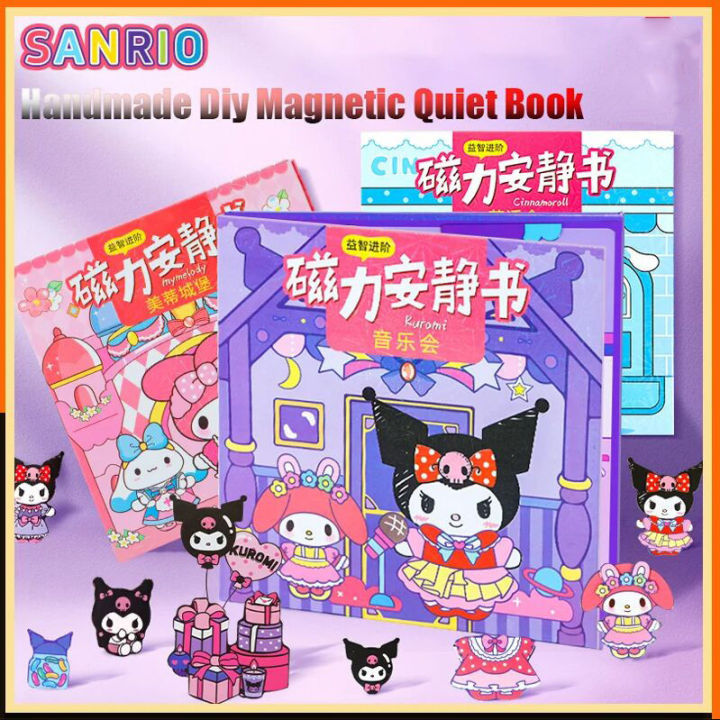 Sanrio Magnetic Quiet Book Kuromi Cinnamoroll Quiet Book Melody ...