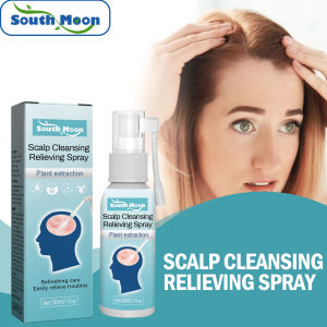South Moon Scalp Cleansing Relieving Spray Scalp Care Spray Moisturizing Cleansing Nourishing Scalp And Dense Hair Spray Repair Scalp Itching Redness Swelling Soothe Scalp Treatment Scalp Care Product 30ml