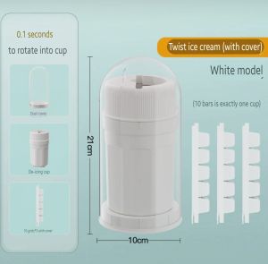 Ice Cube Maker Twister Rotating Bottle Food Grade Stylish