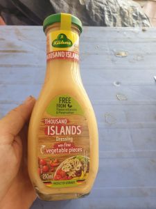 Sốt Trộn Salad Thousand Islands Kuehne chai 250ml nhập khẩu Đức