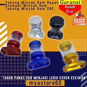 Tabung Minyak Rem Depan Honda Stempel Minyak Rem Yamaha Tabung Minyak Rem CNC Universal Aksesoris Sparepart Variasi Motor Honda Dan Yamaha