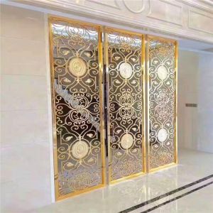 Custom Lasercut Decorative Divider/Pembahagi Hiasan Dicetak Laser dari Stainless Steel dan Mild Steel