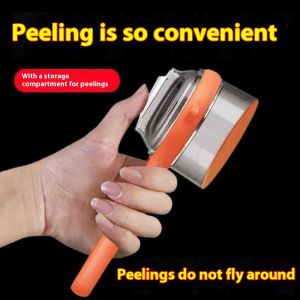Hộ Gia Đình Đa Chức Năng dao gọt Lưu Trữ Loại Với Hộp Lưu Trữ Chùm Dao Trái Cây Máy bào khoai tây Da Tạo Tác Dao Thép Không Gỉ