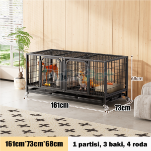 Breeding Cage 3 Layer Heavy Duty Professional  Cat Dog Rabbit arm Animal Breeding Stackable Design