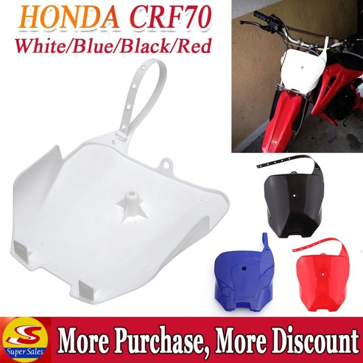 Motorcycle Front Number Plates Name Plate For HONDA CRF100 CRF80 CRF70