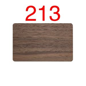 1 Piece NFC213 Wooden Cards 144bytes 13.56MHZ NFC Contactless Business/Membership Social Recognition Card--Bamboo/Beech/Sapele