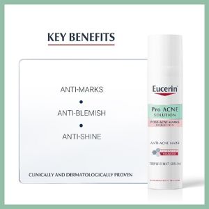 EUCERIN ProAcne Solution Triple Effect Serum 40ml | Anti-Acne | Oil Control | Pore Care | Soothing & Repairing | EXP 2027