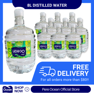 Pere Ocean 8L Distilled Drinking Water (2 bottles per 1 carton)