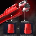 (Local Seller)KEBETEME 14 In 1 Faucet Sink Wrenches Multifunction Sink Faucet Key Plumbing Pipe Wrench Anti-slip Kitchen Repair Plumbing Tool Bathroom Wrenches Sets. 
