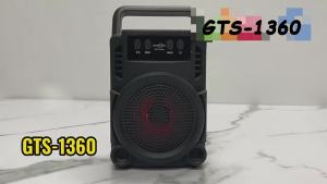 3 นิ้ว จัดหนัก พลังเสียงเต็มๆ!! !ลำโพงบลูทูธ ไฟ LED GTS-1345/GTS1360/GTS1346 เสียงดี เบสหนัก ฟังก์ชั่นครบครันสุดๆ