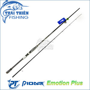 Cần Câu Lure 2m4 Pioneer Emotion Plus – Máy Đứng Spinning Khoen Fuji Pat Fuji Độ Cứng M Tải Mồi 7–21g